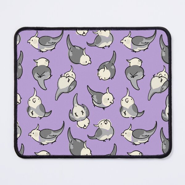 Item preview, Whiteface Cockatiel Doots on Lavender designed and sold by Alstro-Arts.