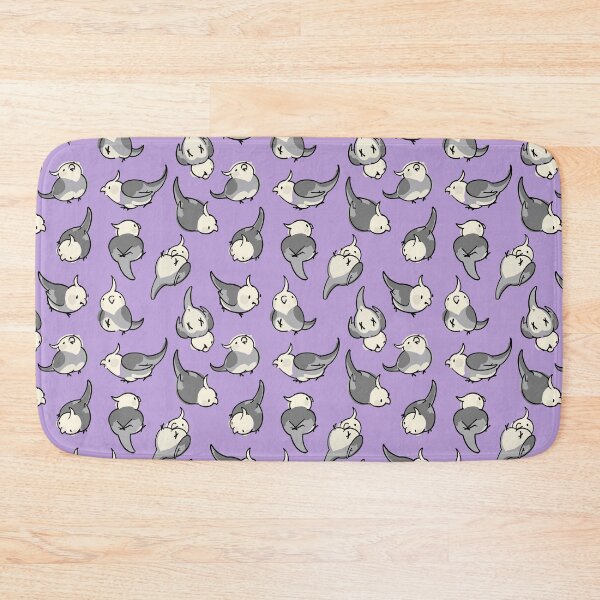 Item preview, Whiteface Cockatiel Doots on Lavender designed and sold by Alstro-Arts.