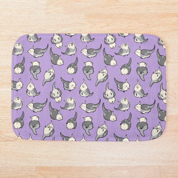 Item preview, Whiteface Cockatiel Doots on Lavender designed and sold by Alstro-Arts.