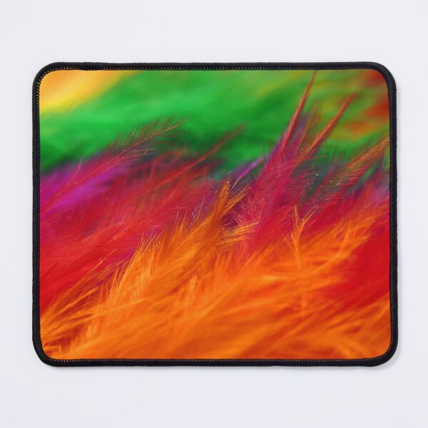 Item preview, Rainbow Feathers Close Up Photo, Single and Repeating Pattern designed and sold by Nicolette Olivier.