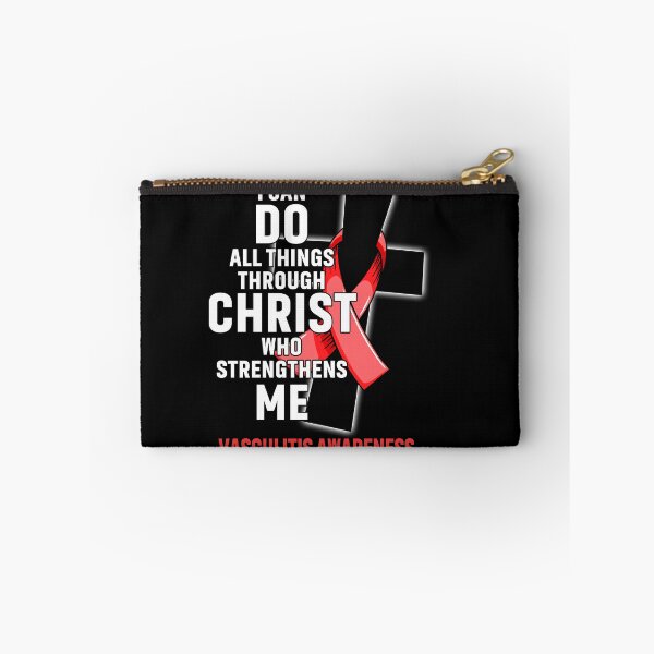 Item preview, I Can Do All Things Through Christ Who Strengthens Me Vasculitis Awareness designed and sold by Hatjar.