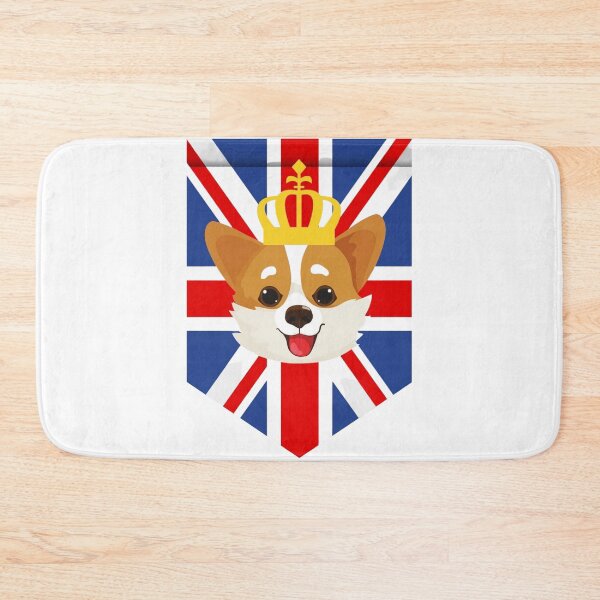 Item preview, Queen, Jubilee, Queen Jubilee Platinum Corgi Flag,Qeen art designed and sold by ElliottKiti.