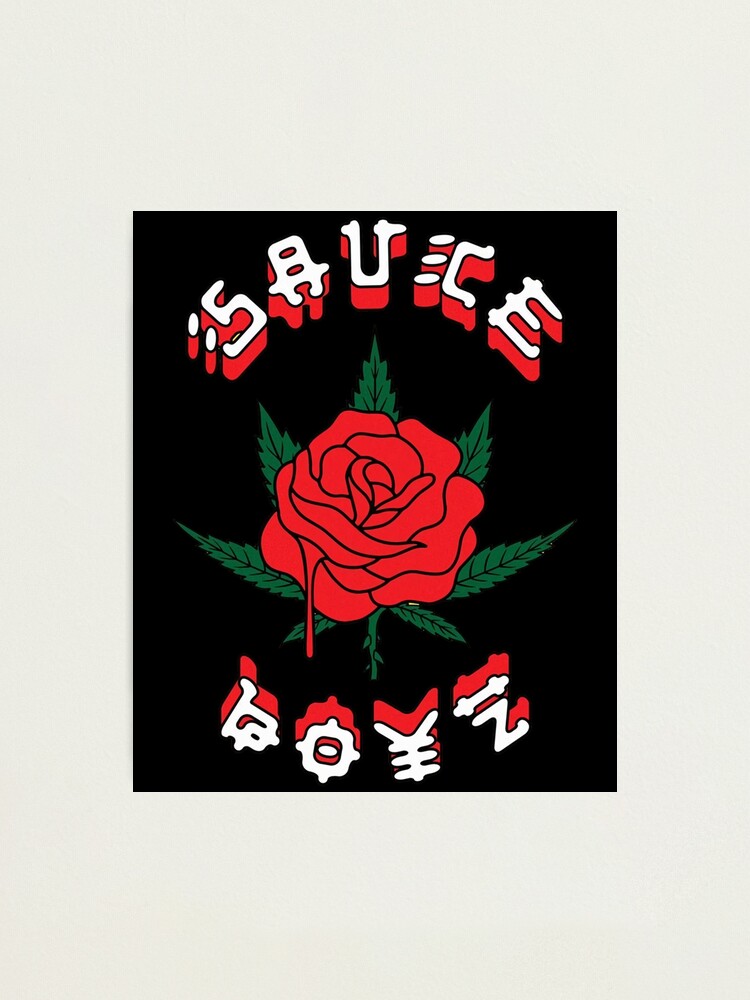 "Eladio Carrion Merch, Eladio Carrion Sauce Boyz Logo" Photographic Print for Sale by Kristen