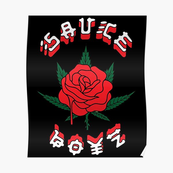 "Eladio Carrion Merch, Eladio Carrion Sauce Boyz Logo" Poster von