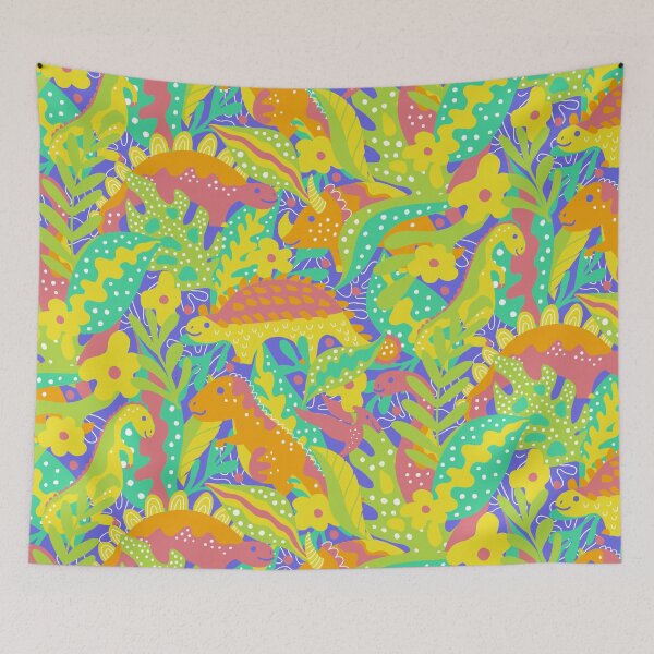 Item preview, Optimistic Dinosaurs designed and sold by latheandquill.