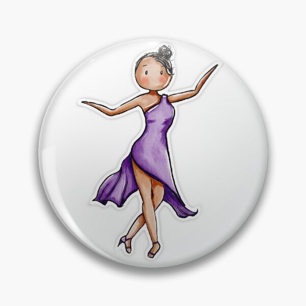 Item preview, ChaCha Dancing girl Sticker designed and sold by Gillianvw.