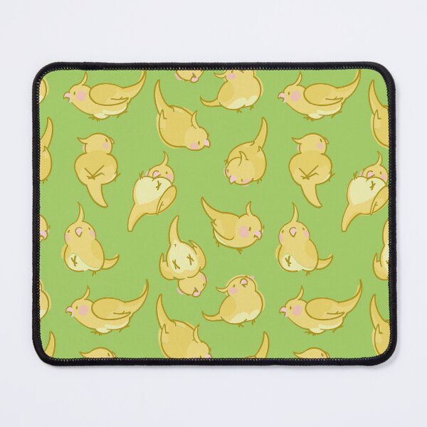 Item preview, Lutino Cockatiel Doots on Green designed and sold by Alstro-Arts.