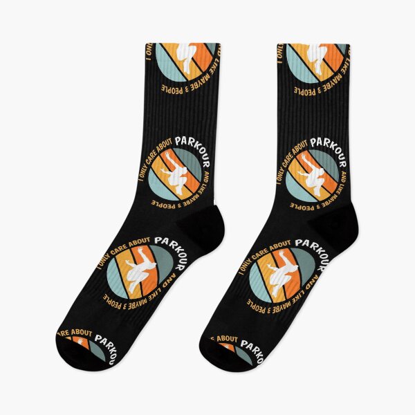 Item preview, Funny Parkour Lovers - I Only Care About Parkour design designed and sold by Merchking1.