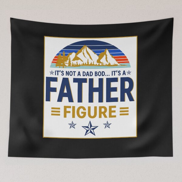 Item preview, Mens It's Not A Dad Bod It's A Father Figure Dad Joke Fathers Day designed and sold by Deborah-Jones.