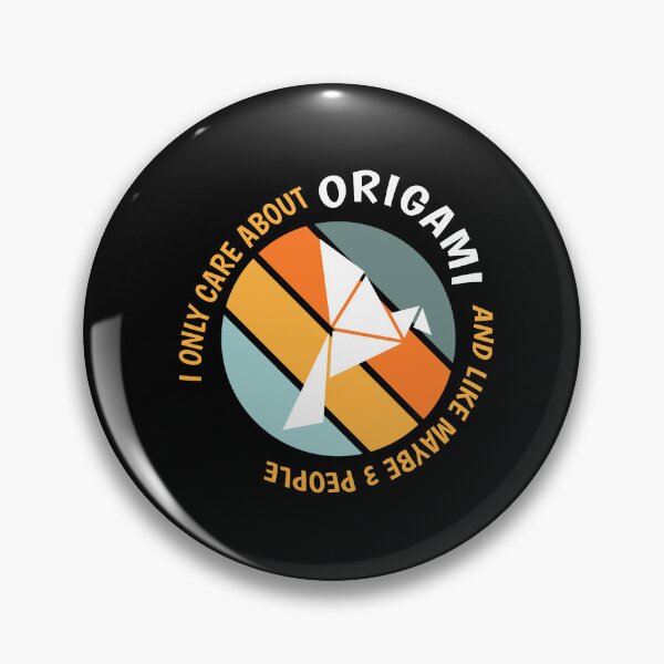 Item preview, Funny Origami Lovers - I Only Care About Origami design designed and sold by Merchking1.