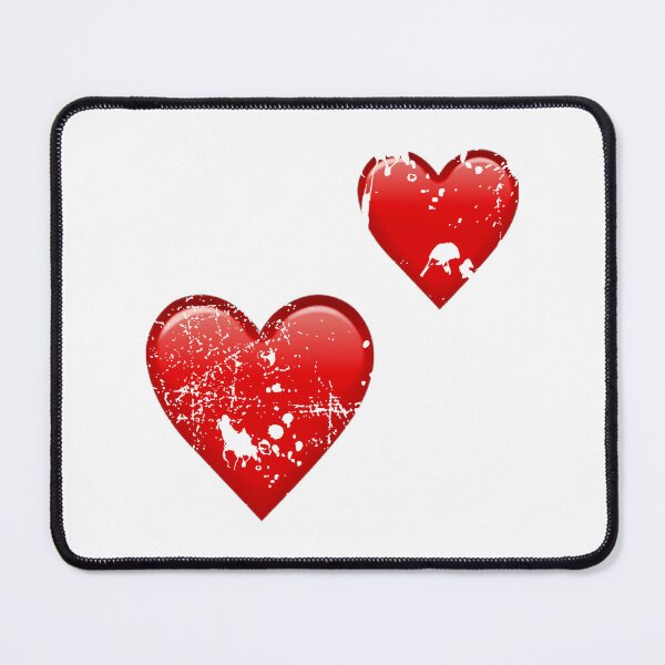 Item preview, hearts distressed emoji designed and sold by ndubrey.