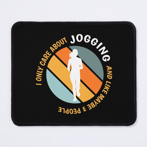 Item preview, Funny Jogging Lovers - I Only Care About Jogging design designed and sold by Merchking1.