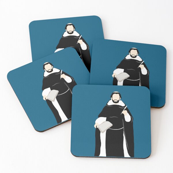 Item preview, Saint Thomas Aquinas - Catholic graphic art designed and sold by TheCatholicLady.