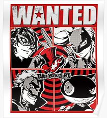 Phantom thief wanted poster Poster