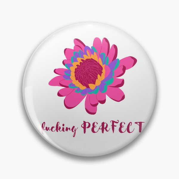 Item preview, Fucking Perfect | Delicate Fucking Flower | Pink and Red Flower designed and sold by The Misadventures of Jo.