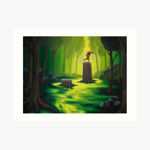 Lost Woods Art Print