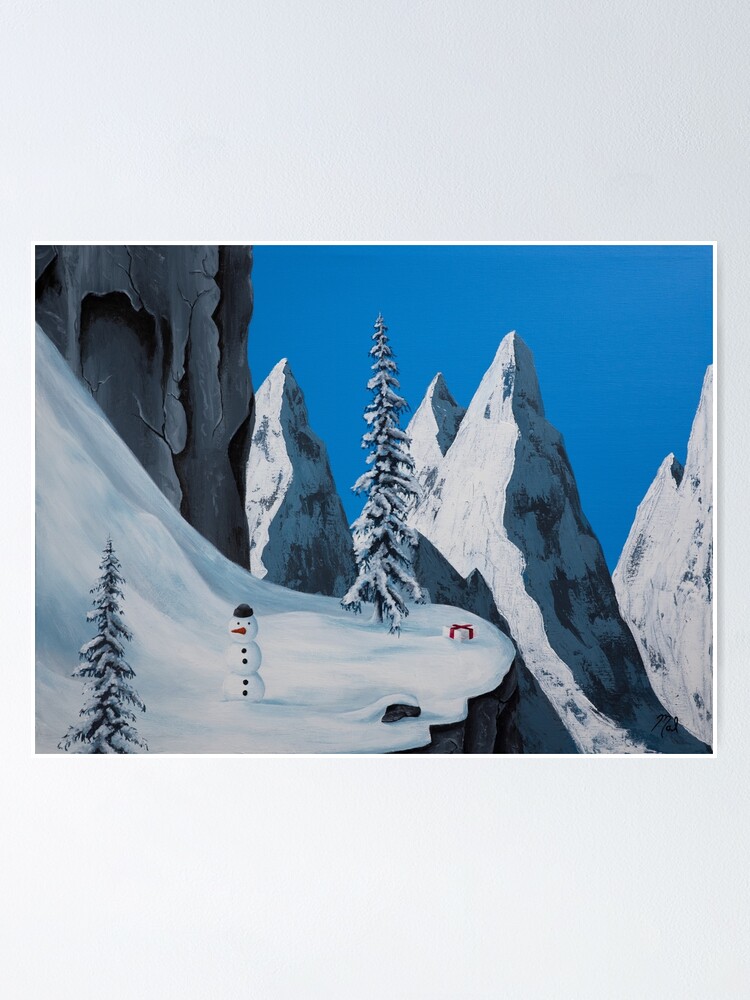 Alternate view of Snowman Poster