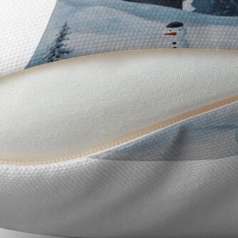 Alternate view of Snowman Throw Pillow