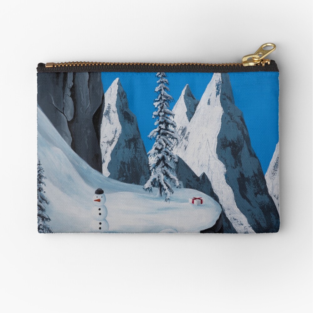 Snowman Zipper Pouch