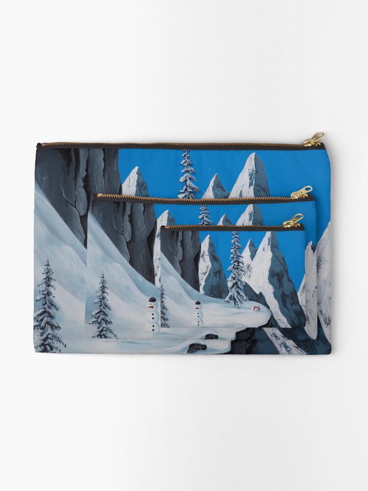 Alternate view of Snowman Zipper Pouch