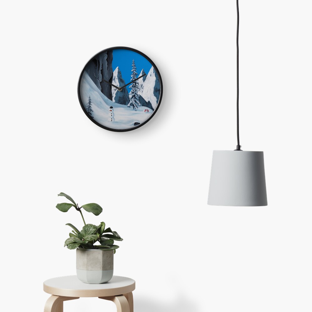 Snowman Clock