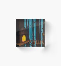 Tree Town Acrylic Block