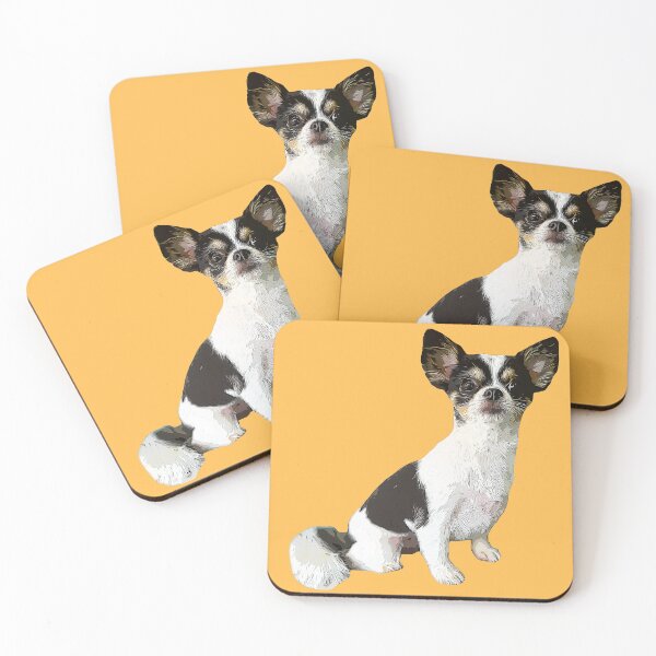 Item preview, Chihuahua Long Haired Tri designed and sold by Elarex.
