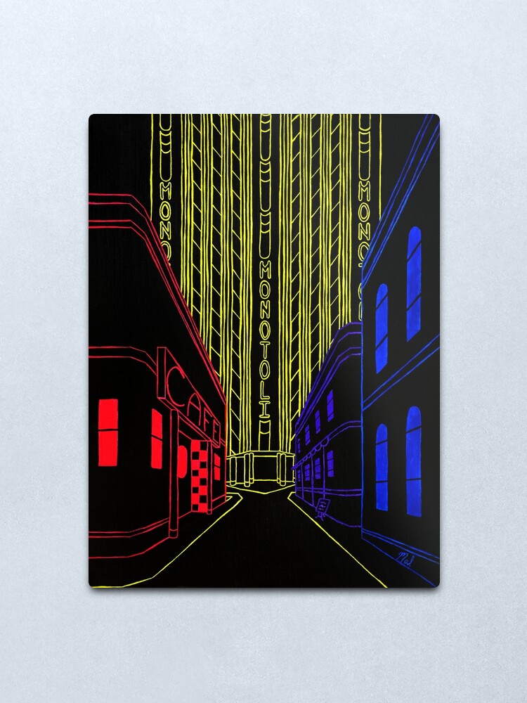 Alternate view of Edisnoom Metal Print