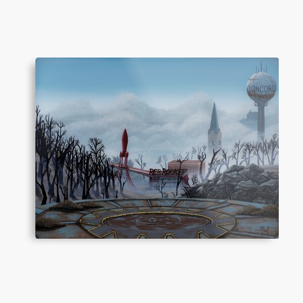 Ruined World Metal Print