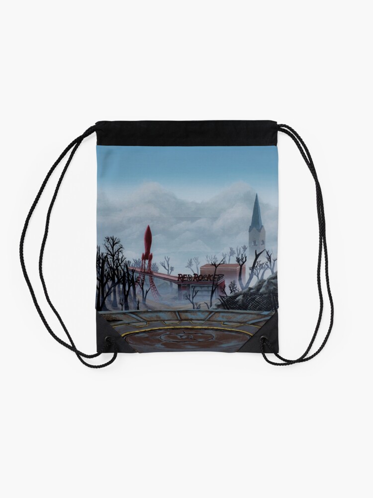 Alternate view of Ruined World Drawstring Bag