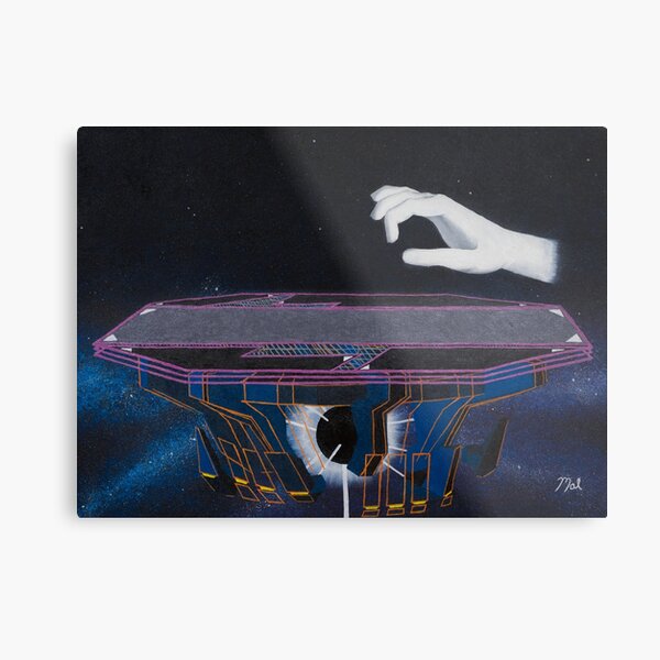 Challenger Approaching Metal Print