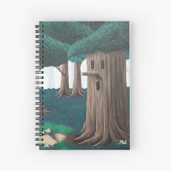 Whispy Woods Spiral Notebook