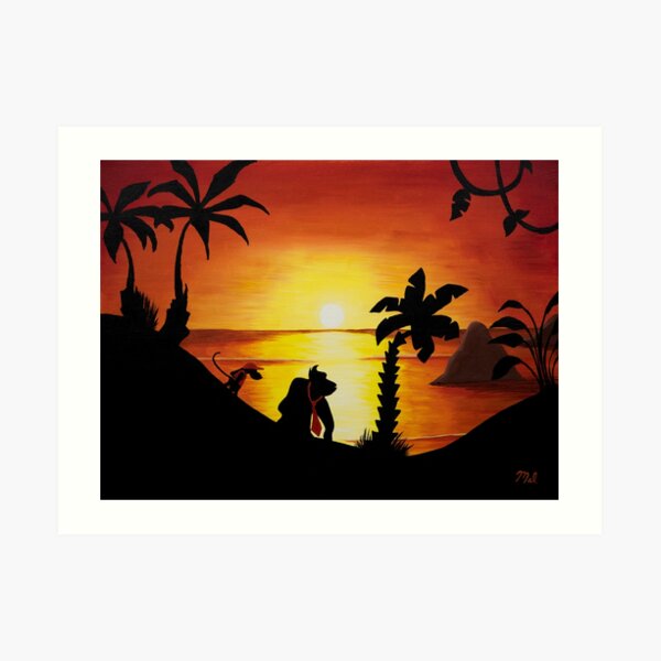 Sunset Shore Art Print