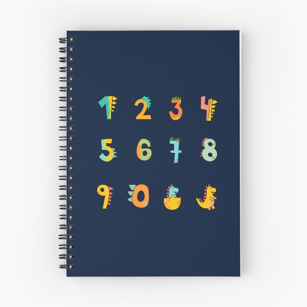 Item preview, Dinosaur Numbers for kids - cute and colorful designed and sold by CherieTree.