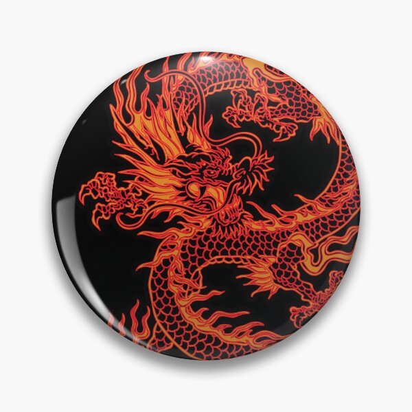 Item preview, Mythical Asian Fire Dragon-Red and Orange Dragon Tattoo  designed and sold by 69Designs-MP.
