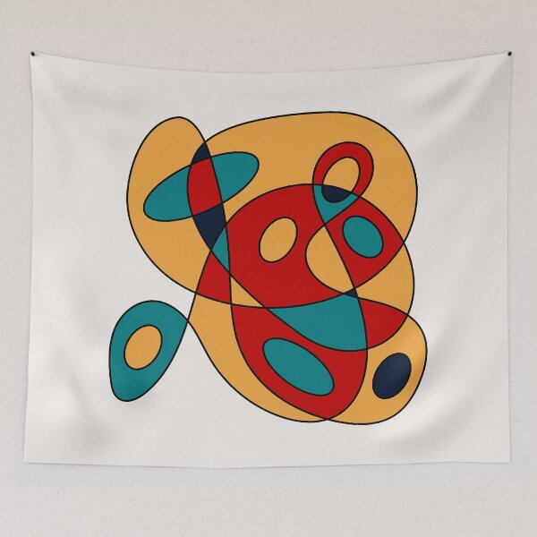 Item preview, Surreal Amoeba #9 (Miro Inspired) designed and sold by Texterns.
