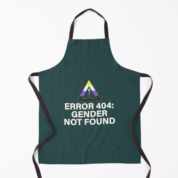 Item preview, Error 404 Gender Not Found Agender Non Binary Pride designed and sold by BunHuya.