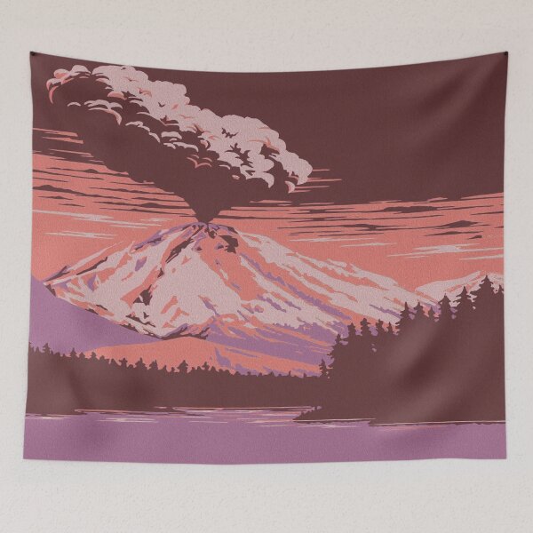 Item preview, Forest Volcanic Eruption designed and sold by WalterHog.