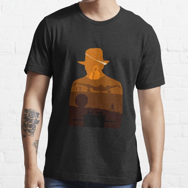 Raiders of The Lost Ark T Shirt Mens Plus Size Summer Casual Loose Cotton  Crew Neck Short Sleeve T-Shirt Pattern Tee Black