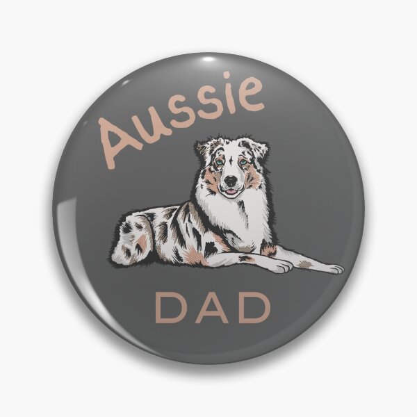 Item preview, Aussie Dad Australian Shepherd Aussie Dog Wigglebutt Gifts for Men designed and sold by Teez-Me.