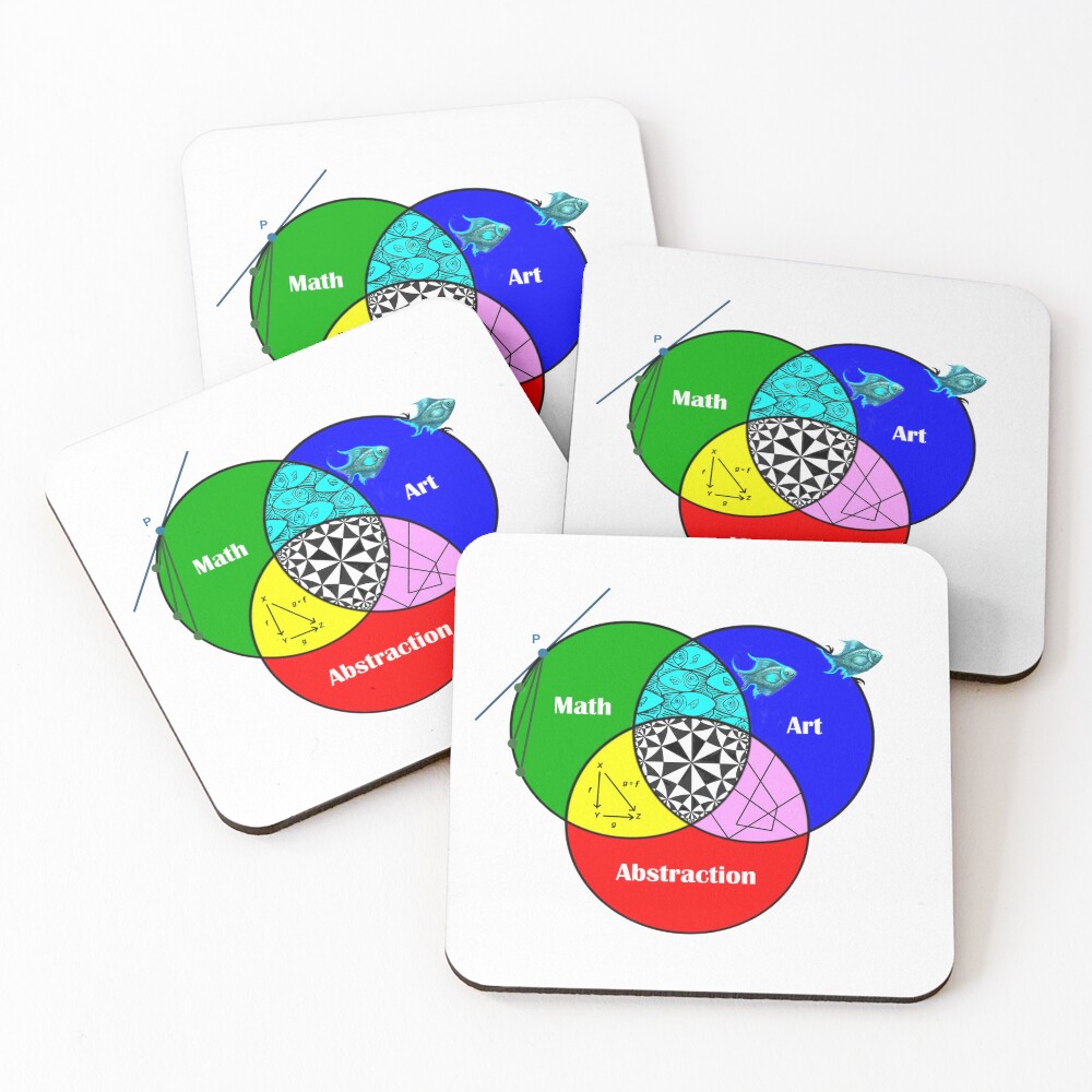 Item preview, Coasters (Set of 4) designed and sold by QEDArtsLLC.