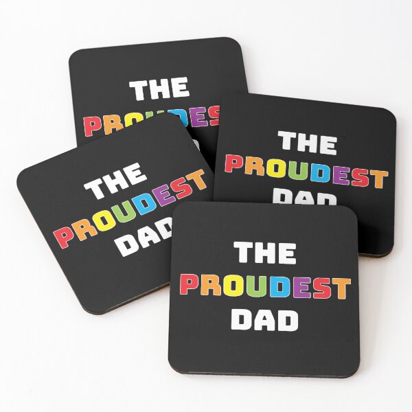 Item preview, The Proudest Dad (black) designed and sold by BeJolley.