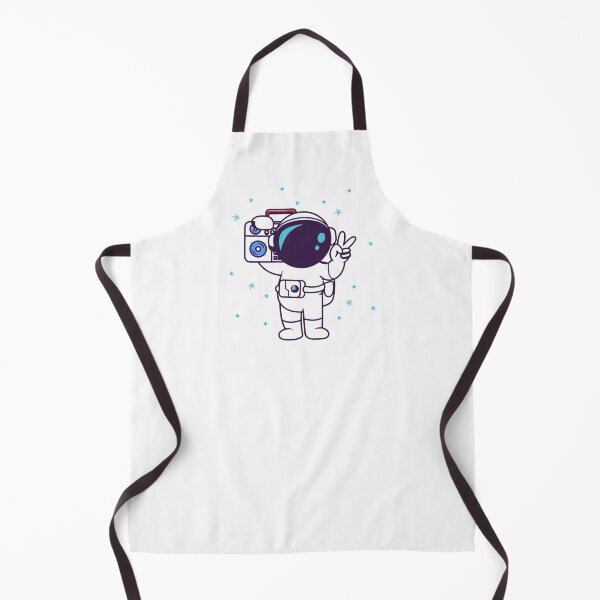 Artikelvorschau, Frieden Baby! Retro Boombox und Astronaut entworfen und verkauft von hardscuffle.