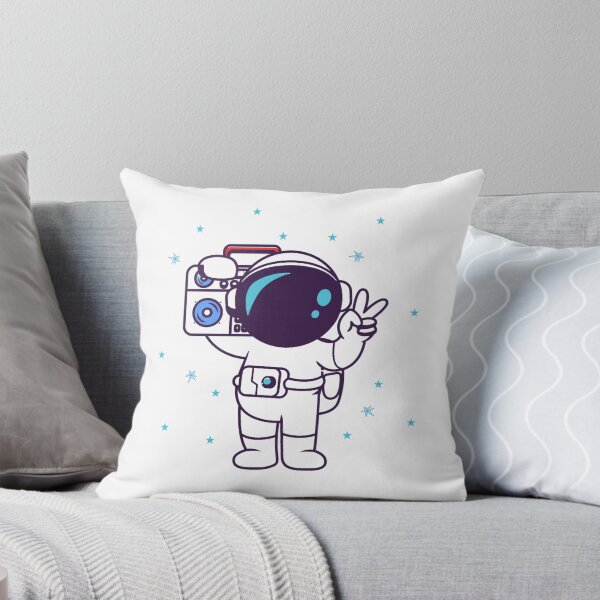 Item preview, Peace baby!  Retro boombox and Astronaut designed and sold by hardscuffle.