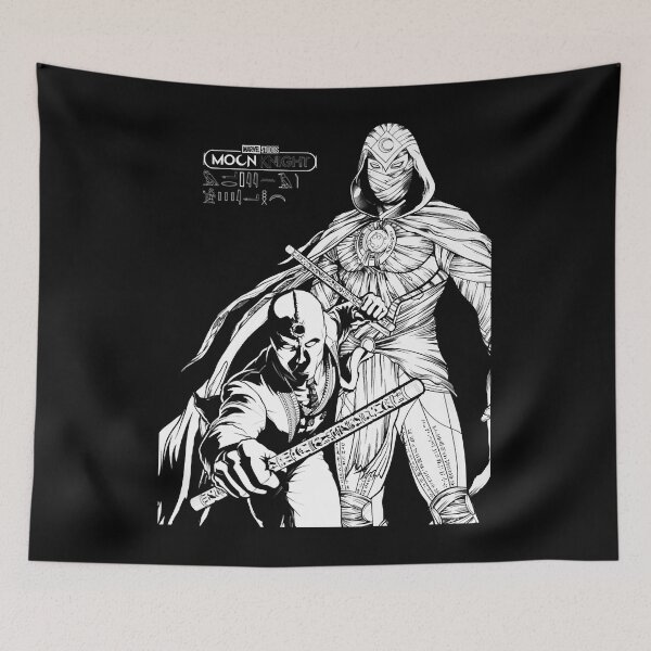 Item preview, Moon Knights Duo Line Art Poster  designed and sold by ElionaRiba.