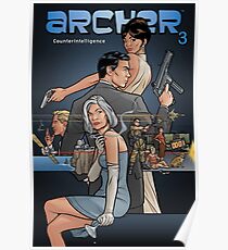 counter intelligence archer Poster