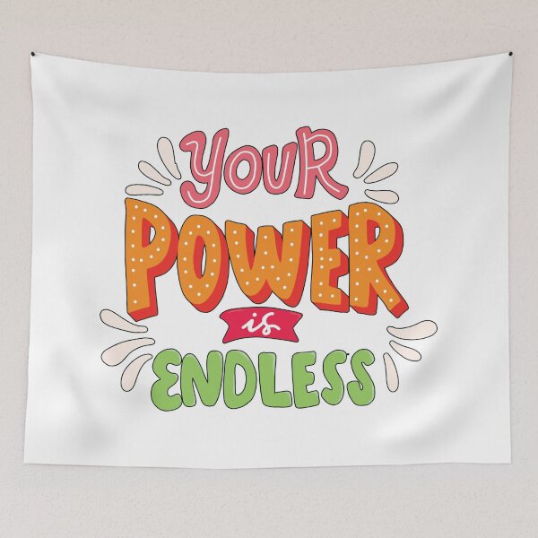 Item preview, Quote Your Power Is Endless designed and sold by Milkygmail.