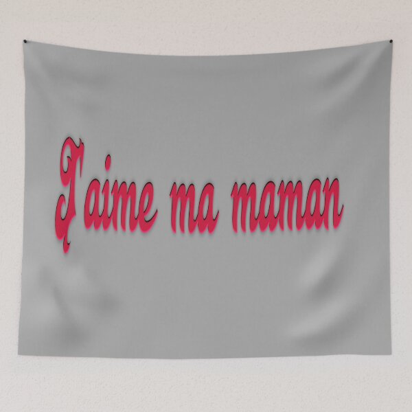 Item preview, I love my mom french language art color  designed and sold by artdragongift 15.