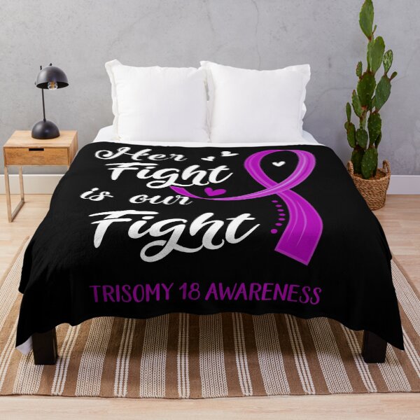 Item preview, Her Fight Is Our Fight Trisomy 18 Awareness designed and sold by Kohend.