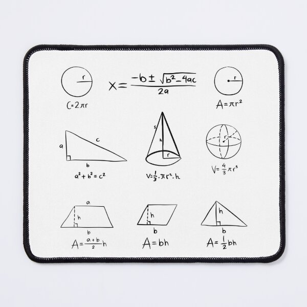 Item preview, Quadratic Equation Math equations Mathematic formulas designed and sold by CherieTree.